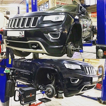 Проточка тормозных дисков Jeep Cherokee