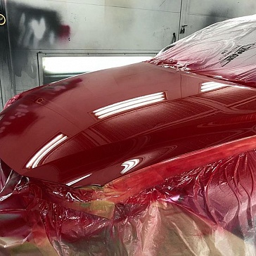 Покраска капота Lexus IS