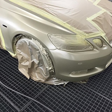 Покраска крыла Lexus GS