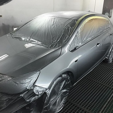 Покраска крыла Opel Astra
