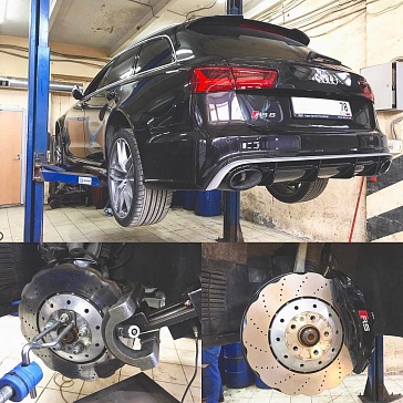 Проточка тормозных дисков Audi RS6