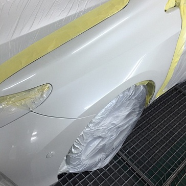 Покраска крыла Toyota Auris