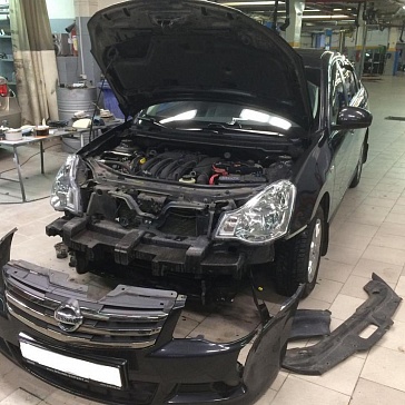 Локальный кузовной ремонт Nissan Almera